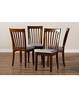 Minette Modern and Contemporary Dining Chair Set, Set of 4