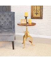 Reilly Adjustable Crank Accent Table