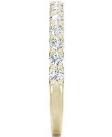 Charles & Colvard Moissanite Wedding Band (3/8 ct. t.w. Dew) 14k White, Yellow or Rose Gold