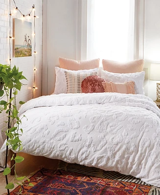 Peri Home Chenille Leopard 2-Pc. Duvet Cover Set, Twin/Twin Xl