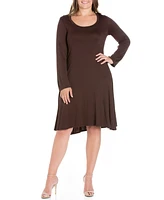 Women's Plus Flared Dress