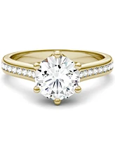 Charles & Colvard Moissanite Engagement Ring (1-5/8 ct. t.w. Dew)