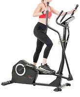 Sunny Health & Fitness Programmable Cardio Elliptical Machine Cross Trainer for Home Exercise Workout Equipment , Sf-E3890