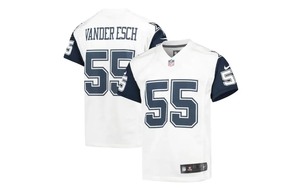 Nike Leighton Vander Esch White Dallas Cowboys 60th Anniversary Limited Jersey