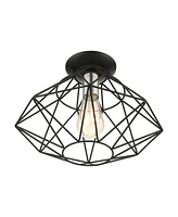 Geometric 1 Light Flush Mount