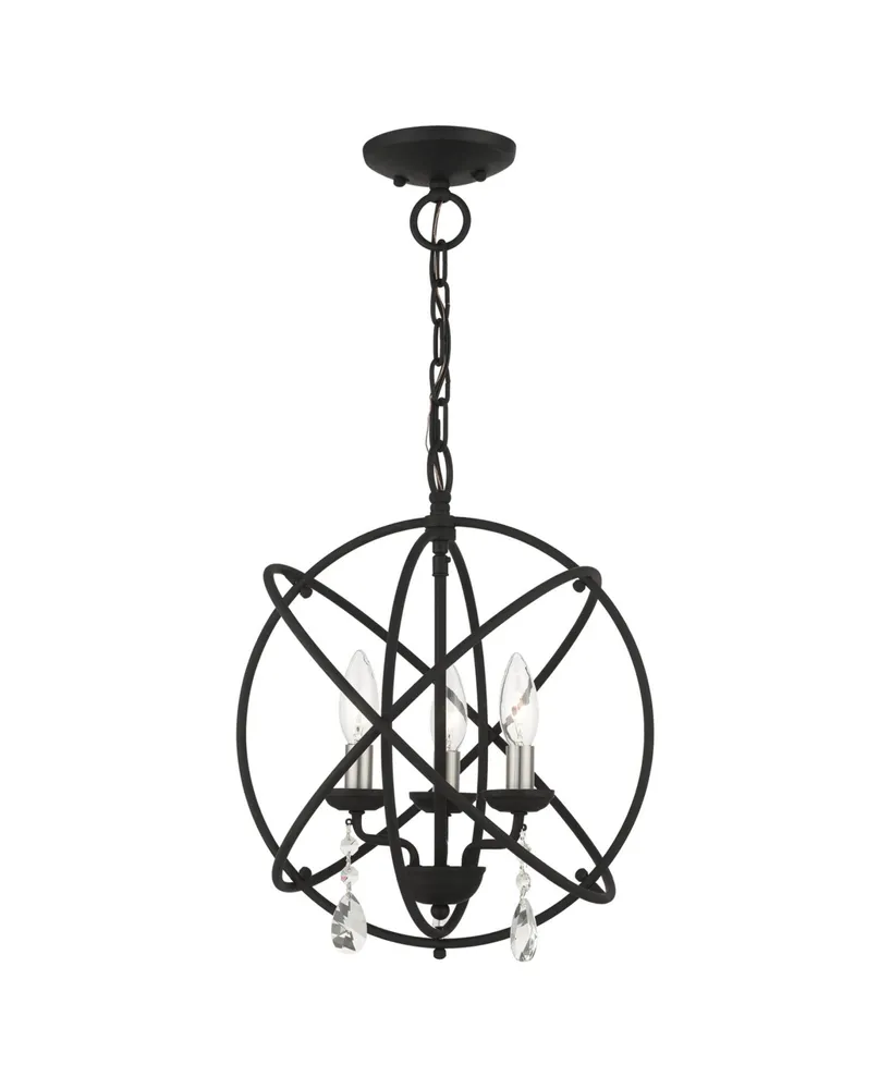 Aria 3 Lights Convertible Chandelier or Semi Flush