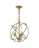 Aria 3 Lights Convertible Chandelier or Semi Flush