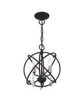 Aria 3 Lights Convertible Chandelier or Semi Flush