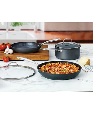 Granitestone Professional 5-Piece Hard Anodized Nonstick Cookware Set