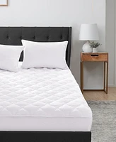 Unikome Four Leaf Clover Quilted Down Alternative Mattress Pad, Queen