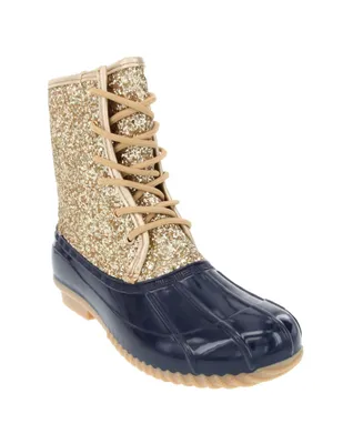 Sugar Women's Skylar Glitter Duck Boots