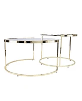 Martley Nesting Cocktail Table Set, 2 Piece