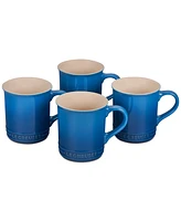 Le Creuset 14 oz. Stoneware Set of Four Coffee Mugs