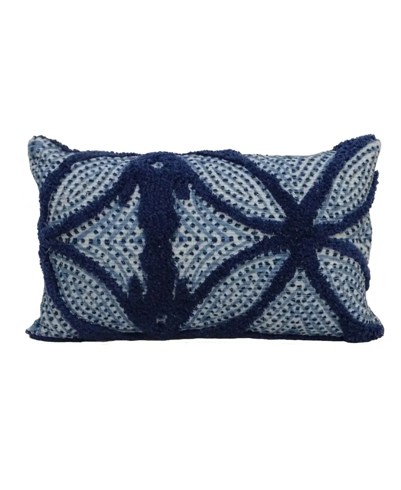 Chicos Home Hues of Blue Decorative Pillow, 14" x 24"