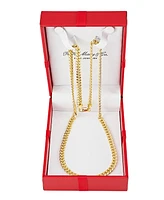 Italian Gold Miami Cuban Link 26" Chain Necklace (6mm) in 10k Gold