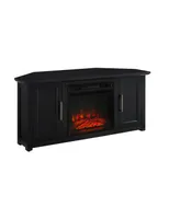 Camden 48" Corner Tv Stand with Fireplace