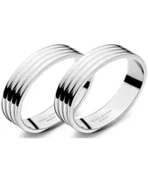 Georg Jensen Bernadotte Napkin Rings, 2 Piece