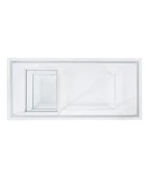 Louke Metal Glass Student Desk