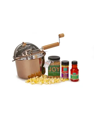 Holiday Copper Plated Whirley Pop Filled with Joy Giftset