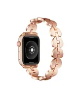 Unisex Sleek Metal Link Apple Watch Replacement Band