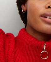 Mango Women's Zip Knit Sweater