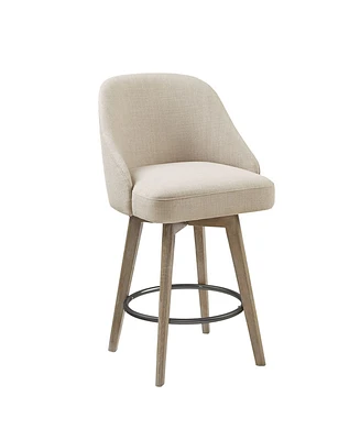 Madison Park Pearce Counter Stool with Swivel Seat