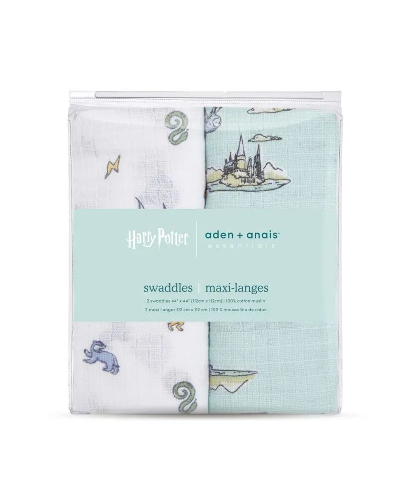 Baby Boys Printed Harry Potter Swaddle Blankets, Pack of 2