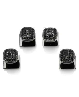 Men's Pave 4 Piece Studs Set