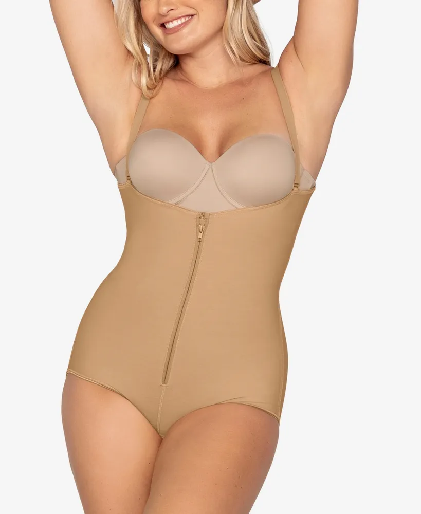 Leonisa Sculpting Body Shaper with Built-in Back Support Bra 18520