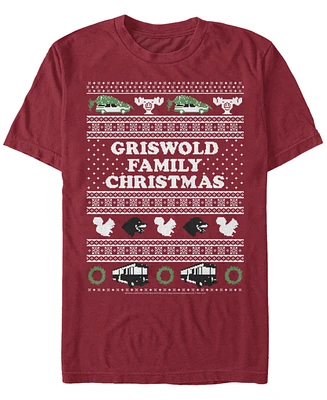 Men's National Lampoon Christmas Vacation Griswold Short Sleeve T-shirt