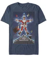 Men's National Lampoon Christmas Vacation Poster Short Sleeve T-shirt