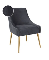 Beatrix Pleated Velvet Side Chair