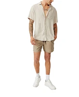 Cotton On Men's Cuban Short Sleeve Shirt