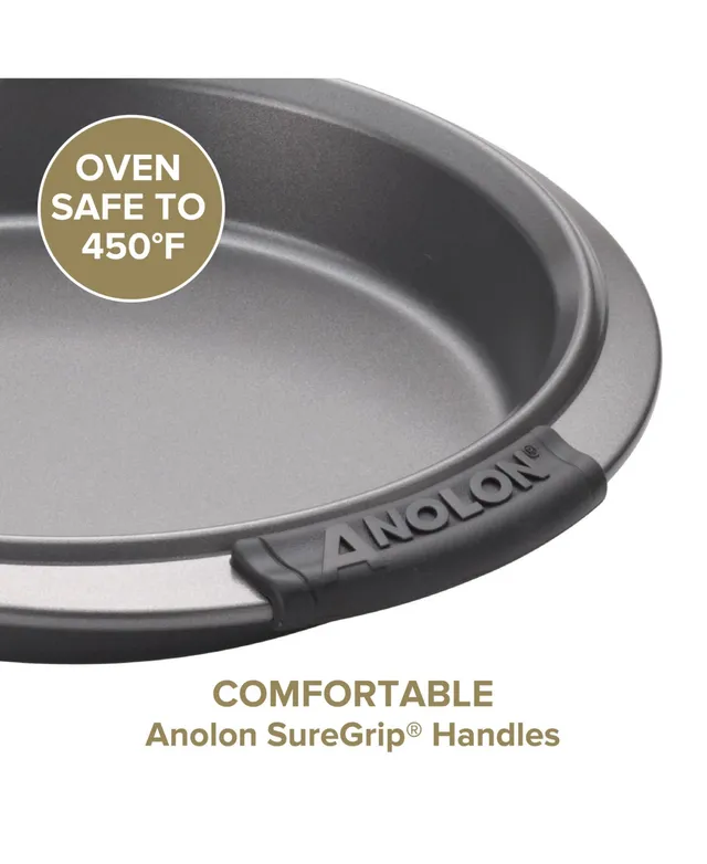 Anolon Advanced 9 Round Non-Stick Cake Pan, Color: Gray - JCPenney