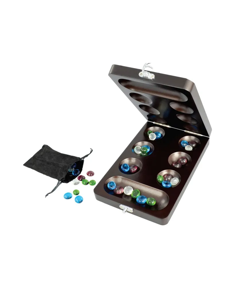 Merchant Ambassador Craftsman Deluxe Wood Mancala Game Set