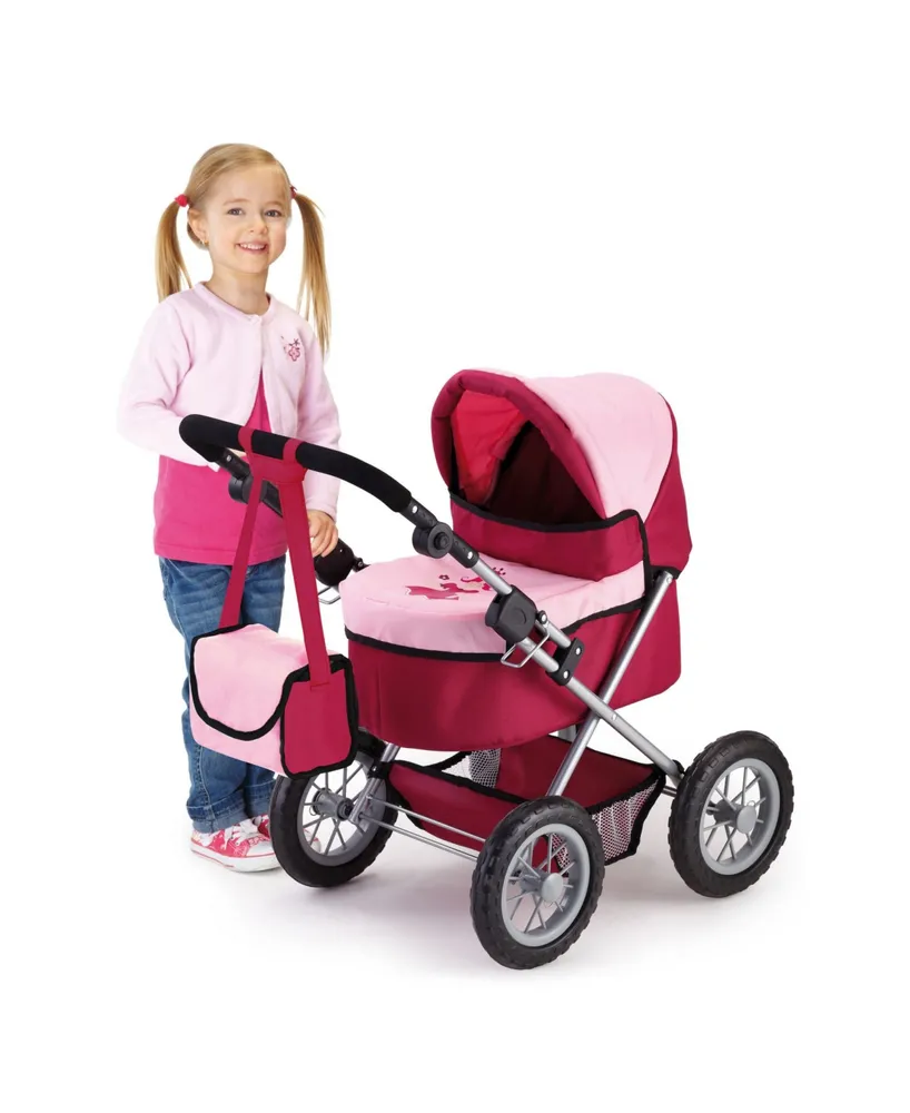 Bayer Design Trendy Pram Baby Doll Stroller for Toy Baby Dolls