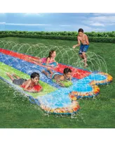 Banzai Triple Racer Water Slide with 3 Body boards