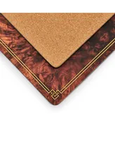 Pimpernel Walnut Burlap Placemats, Set of 4