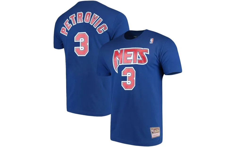 Mitchell & Ness Men's New Jersey Nets HD Print Player T-Shirt