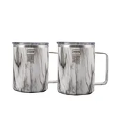 Robert Irvine by Cambridge Insulated Coffee Mugs, Set of 2