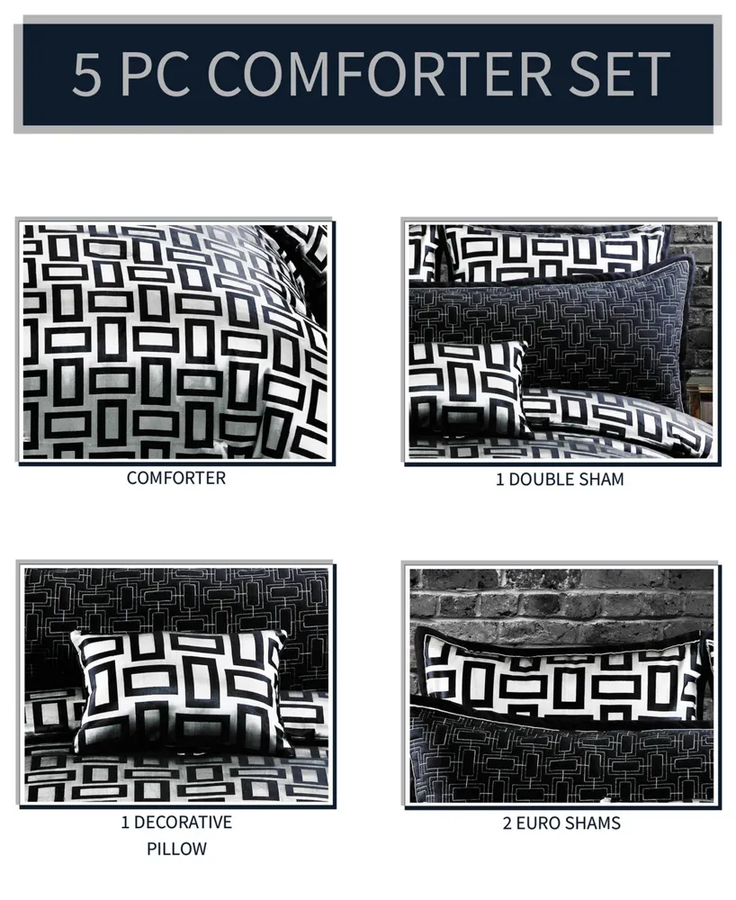 Kacy 5 Pc Queen Comforter Set