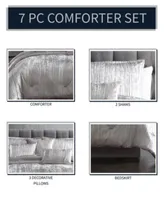 Riverbrook Home Turin Crinkle 7 Piece Comforter Set