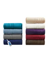 Beautyrest Microlight Electric Reversible Plush to Berber Throw, 60" x 70"