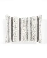 Lush Decor Bria Stripe Decorative Single Pillow Cover, 13" x 20"