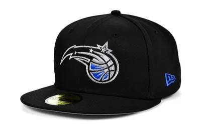 Men's New Era Black Orlando Magic Official Team Color 59FIFTY Fitted Hat
