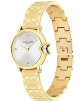 Coach Women's Arden Gold-Tone Bracelet Watch 28mm