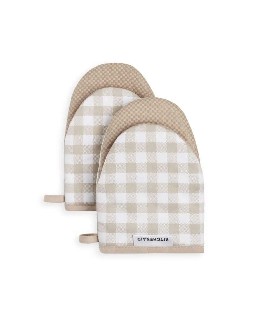 KitchenAid Gingham 2-Pc. Mini Oven Mitt Set