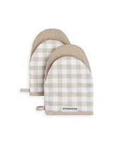 KitchenAid Gingham 2-Pc. Mini Oven Mitt Set