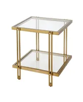 Inez Side Table - Gold