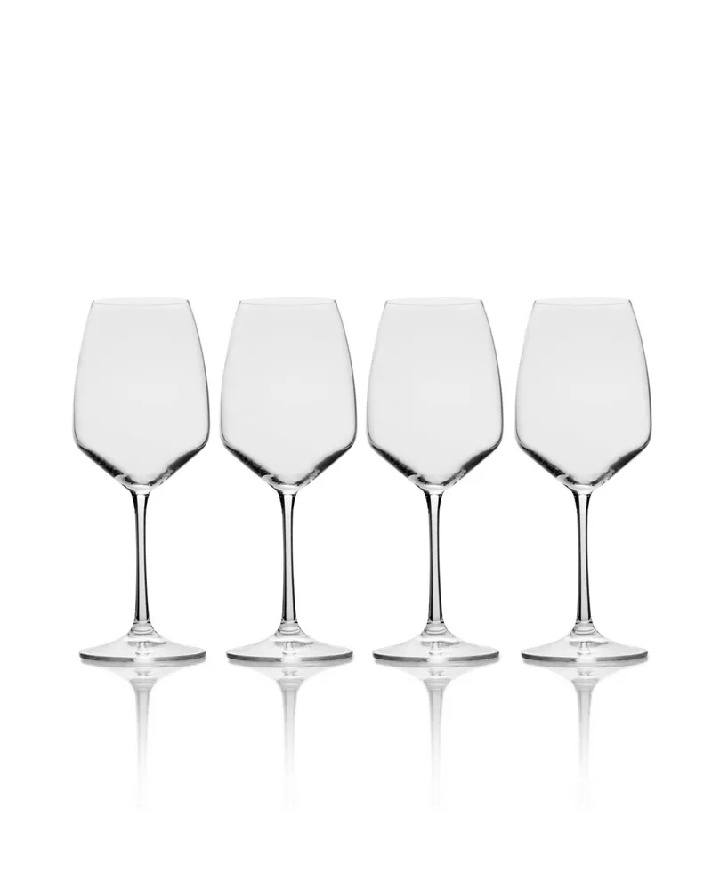 Melodious Ribbed Wine Glasses